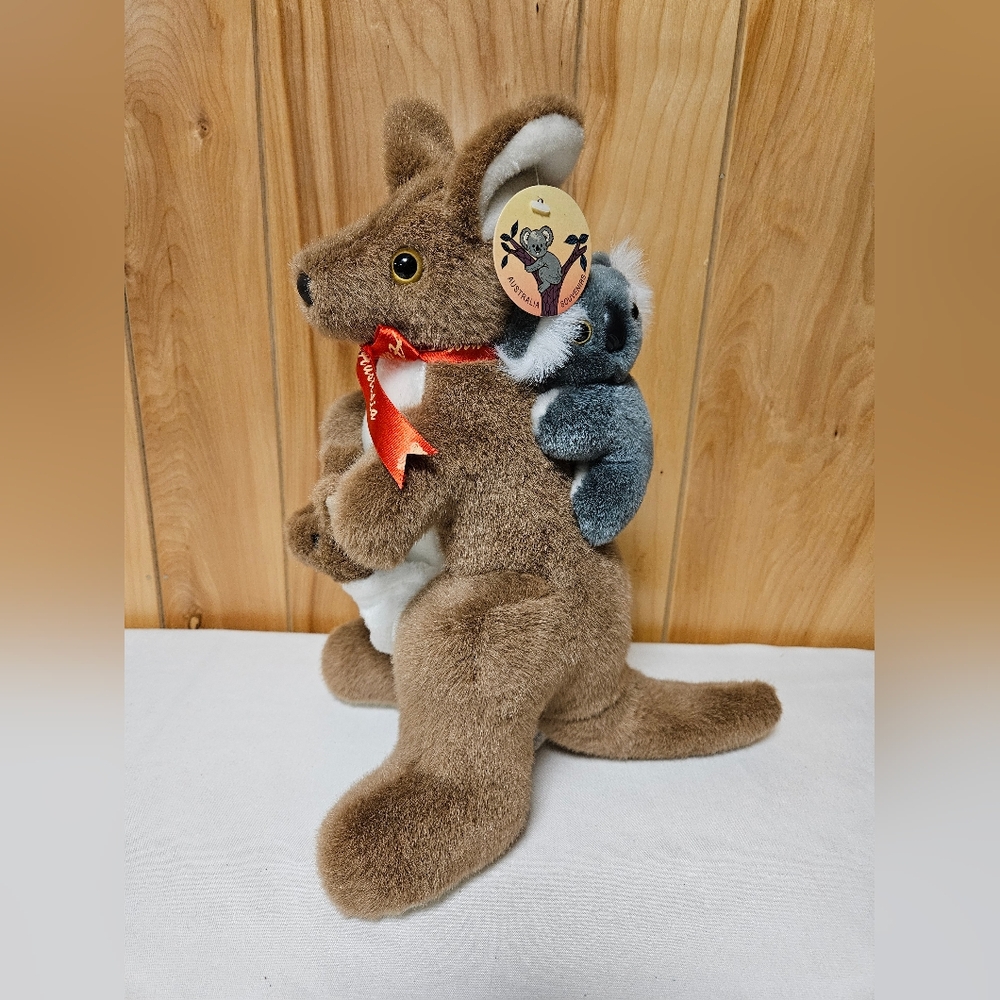 NWT Sunwood Souvenir Kangaroo Joey Koala Plush Stuffed Animal Australia 13" - Picture 4 of 12